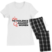 No Violence Against Women's Women's Pajamas Set | Artistshot