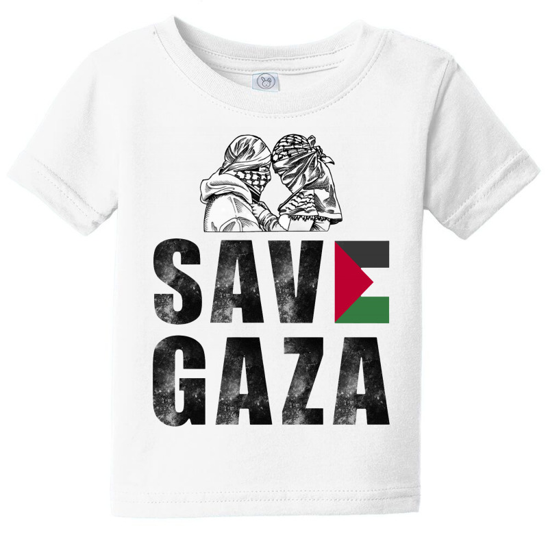 Save Gaza Baby Tee by atereabag | Artistshot