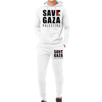 Save Gaza Quote Hoodie & Jogger Set | Artistshot