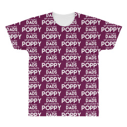 Only the best Dads Get Promoted to Poppy All Over Men's T-shirt | Artistshot