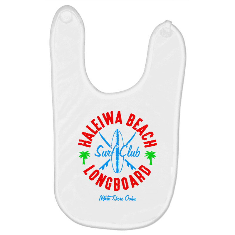 North Shore Haleiwa Surf Shop Baby Bibs | Artistshot