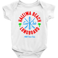 North Shore Haleiwa Surf Shop Baby Bodysuit | Artistshot