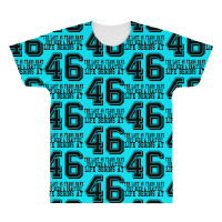 46th Birthday Life Begins At 46 All Over Men's T-shirt | Artistshot