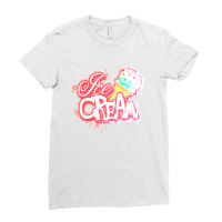 Ice Cream Ladies Fitted T-shirt | Artistshot