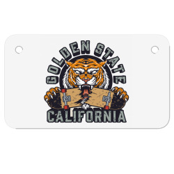 Sports Golden State California Radical Skateboarding Sports Motorcycle License Plate | Artistshot