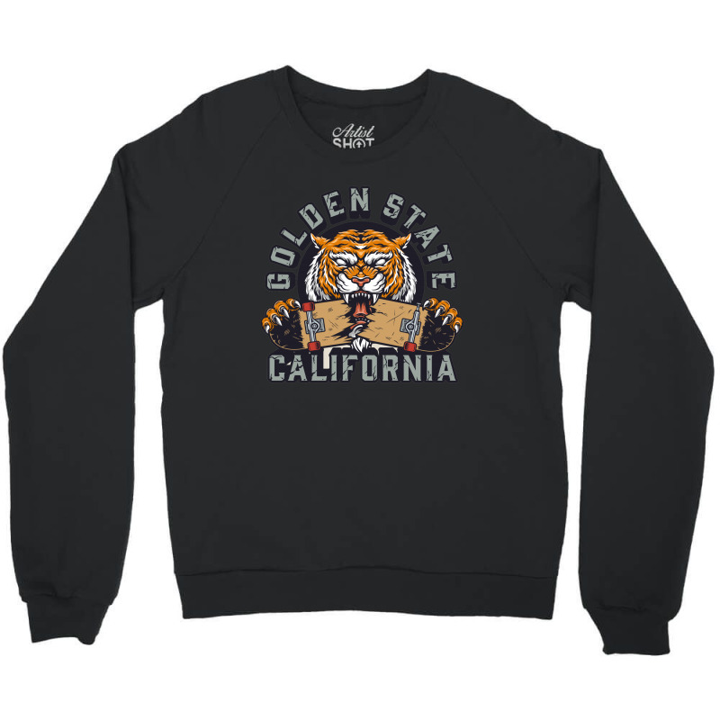 Sports Golden State California Radical Skateboarding Sports Crewneck Sweatshirt | Artistshot