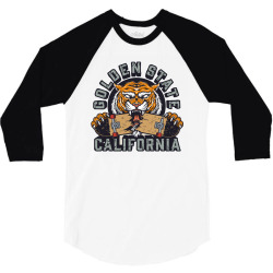 Sports Golden State California Radical Skateboarding Sports 3/4 Sleeve Shirt | Artistshot