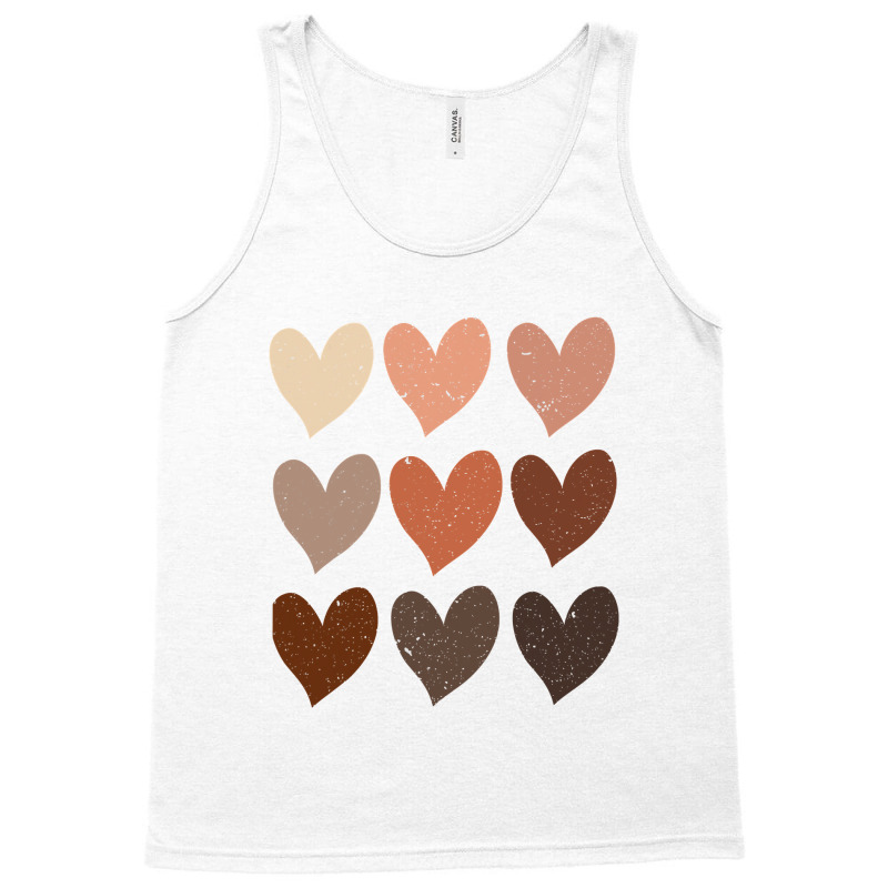 Diversity Hearts, Skin Tone Hearts Tank Top | Artistshot