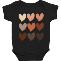 Diversity Hearts, Skin Tone Hearts Baby Bodysuit | Artistshot