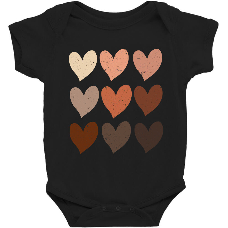 Diversity Hearts, Skin Tone Hearts Baby Bodysuit | Artistshot