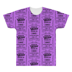 vintage legend was born 1983 All Over Men's T-shirt | Artistshot