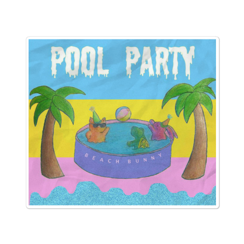 Beach Bunny Pool Party Sticker | Artistshot