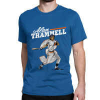 Custom Alan Trammell Retro Classic T-shirt By Kr205 - Artistshot