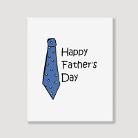 Happy Father's Day Portrait Canvas Print | Artistshot