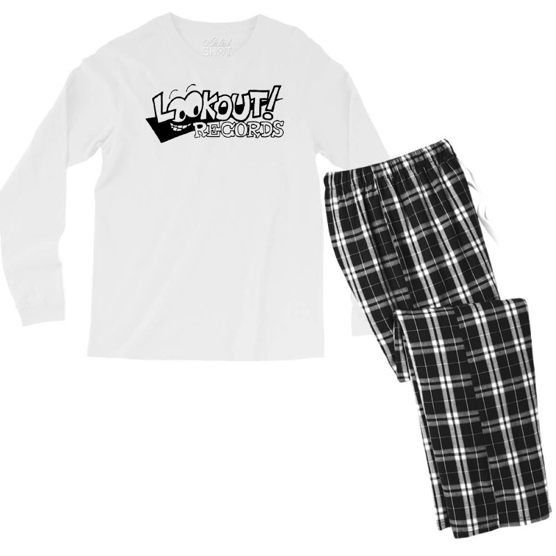 Lookout Records Men's Long Sleeve Pajama Set by ClaudeTDay | Artistshot