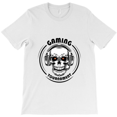 Motorcycle Gaming Skull Provocative Sarcasm Motorcycle T-shirt Designed By Arnaldo Da Silva Tagarro