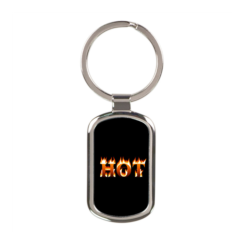 Message Hot 3dtext Provocative Messages Rectangle Keychain | Artistshot