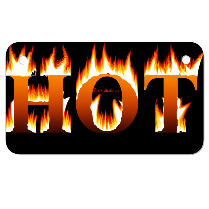 Message Hot 3dtext Provocative Messages Motorcycle License Plate | Artistshot