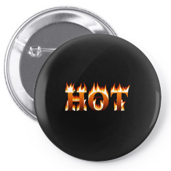 Message HOT 3DText provocative Messages Pin-back button | Artistshot