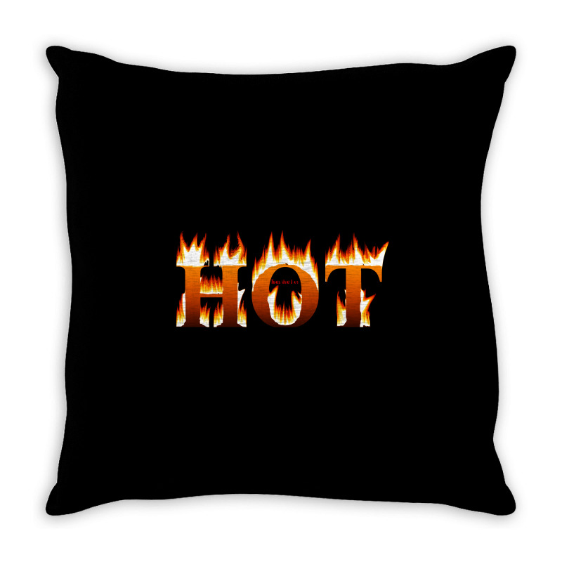 Message Hot 3dtext Provocative Messages Throw Pillow | Artistshot
