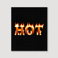 Message Hot 3dtext Provocative Messages Portrait Canvas Print | Artistshot