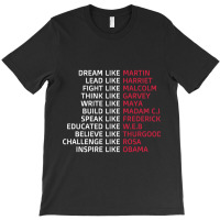 Dream Like Martin Lead Like Harriet Black Pride T-shirt | Artistshot