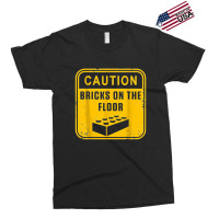 Caution Bricks On Floor Master Builder Building Blocks Exclusive T-shirt | Artistshot