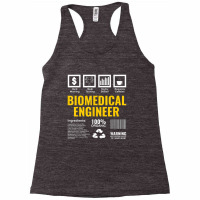 Biomedical Engineer Facts Label Biomedical Engineering Racerback Tank | Artistshot