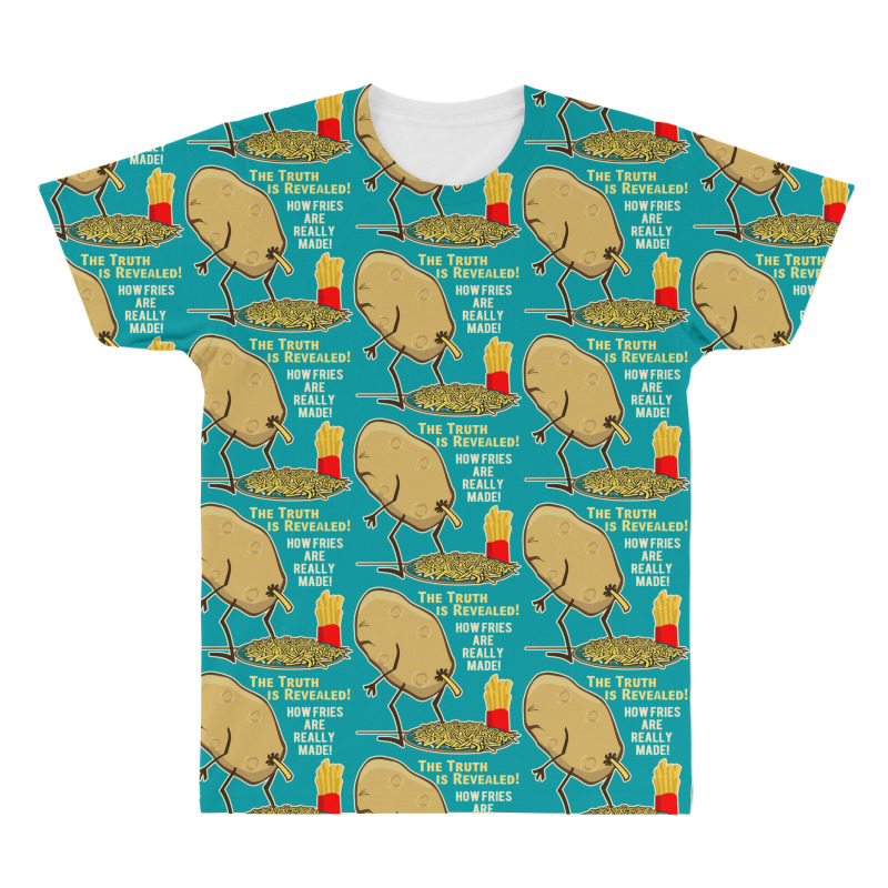 How Fries Are Really Made All Over Men's T-shirt | Artistshot