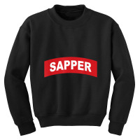 Army Sapper Tab Combat Engineer   20430 Youth Sweatshirt | Artistshot