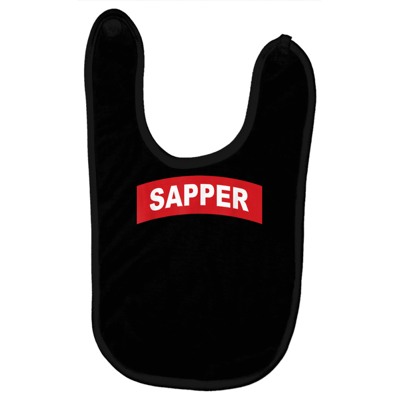 Army Sapper Tab Combat Engineer   20430 Baby Bibs by saterseim | Artistshot