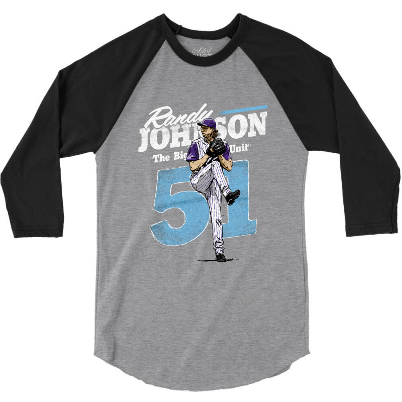 Randy Johnson Retro 3/4 Sleeve Shirt by kr205 | Artistshot