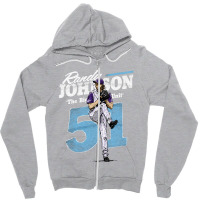 Randy Johnson Retro Zipper Hoodie | Artistshot