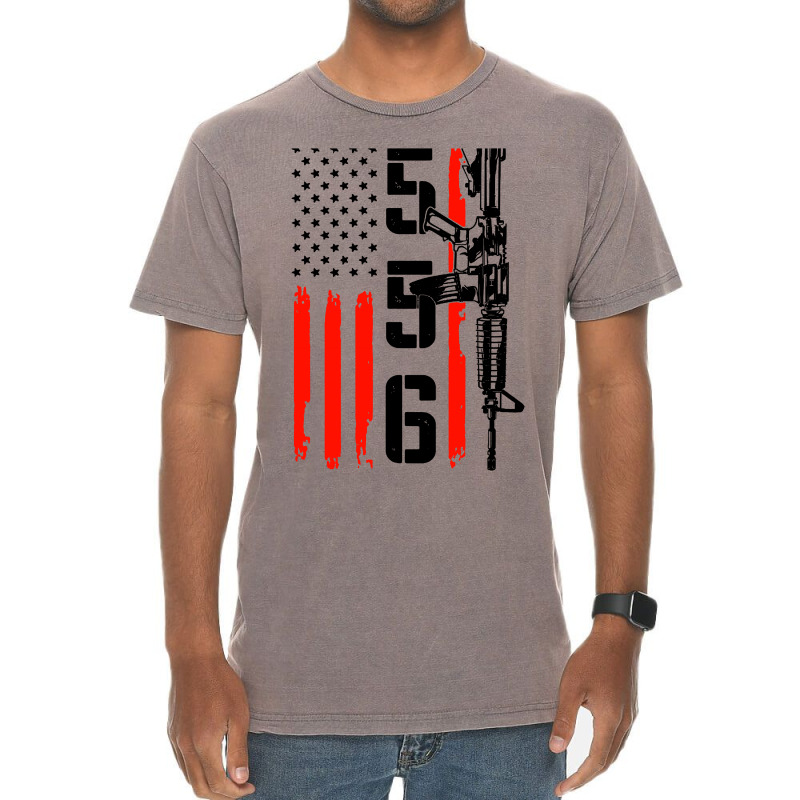 Ar 15 American Flag   Ar15 Rifle Sling Vintage T-Shirt by jessicafreya | Artistshot