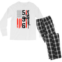 Ar 15 American Flag   Ar15 Rifle Sling Men's Long Sleeve Pajama Set | Artistshot