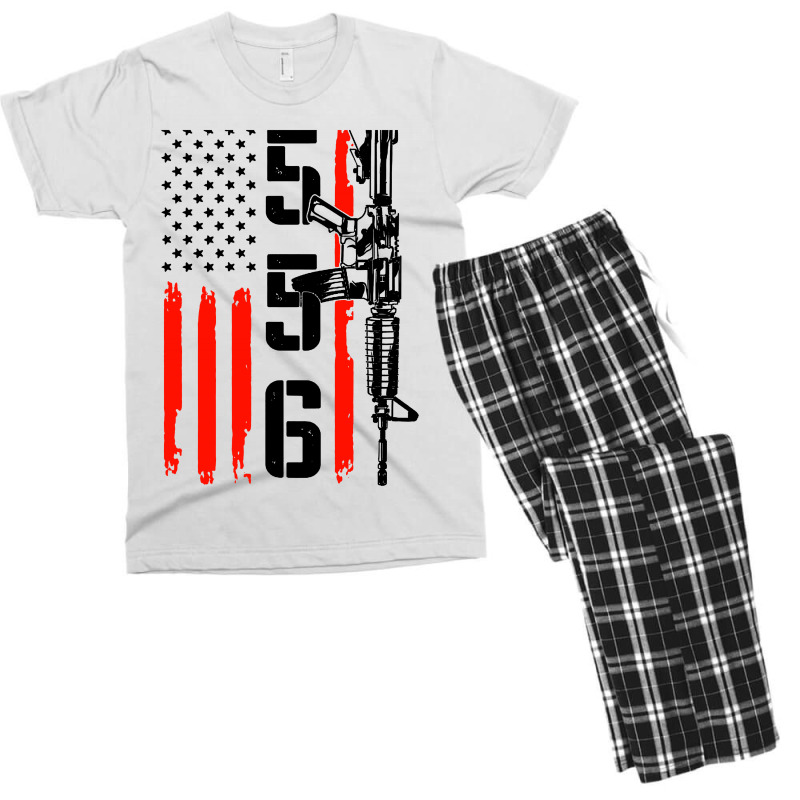 Ar 15 American Flag   Ar15 Rifle Sling Men's T-shirt Pajama Set by jessicafreya | Artistshot