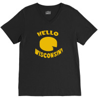 Hello Wisconsin! V-neck Tee | Artistshot