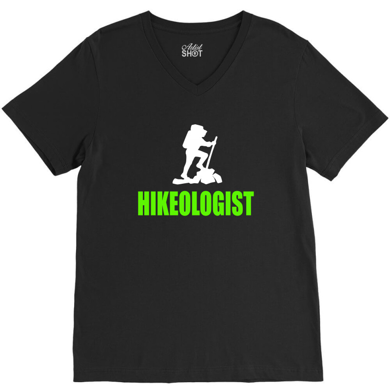 Hikeologist V-neck Tee | Artistshot