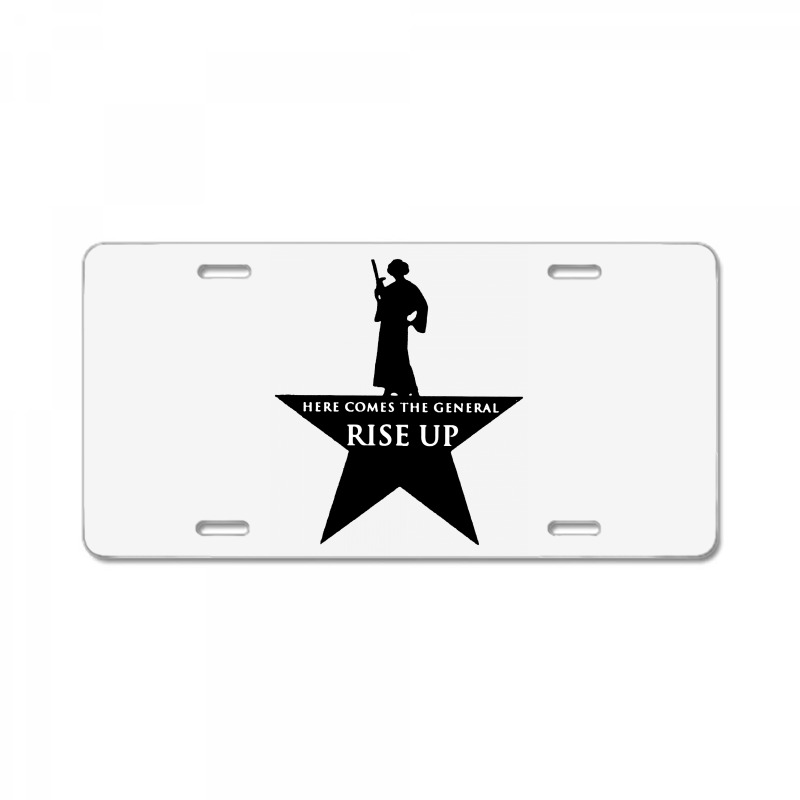 Here Comes The General Rise Up License Plate | Artistshot