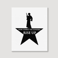 Here Comes The General Rise Up Portrait Canvas Print | Artistshot