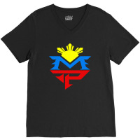 Manny Funny V-neck Tee | Artistshot