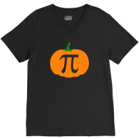 Pumpkin Pi V-neck Tee | Artistshot