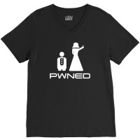 Pwned Funny V-neck Tee | Artistshot