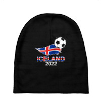 Iceland Flag Jersey Supporter Icelandic Soccer Team Iceland Baby Beanies | Artistshot