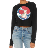 Lakeland Terrier T  Shirt Lakeland Terrier Gifts   Ocean Waves Surfing Cropped Sweater | Artistshot