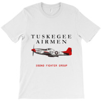 Red Tails P 51 T-shirt | Artistshot