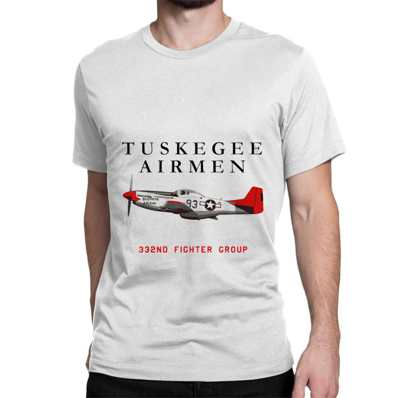 Red Tails P 51 Classic T-shirt | Artistshot