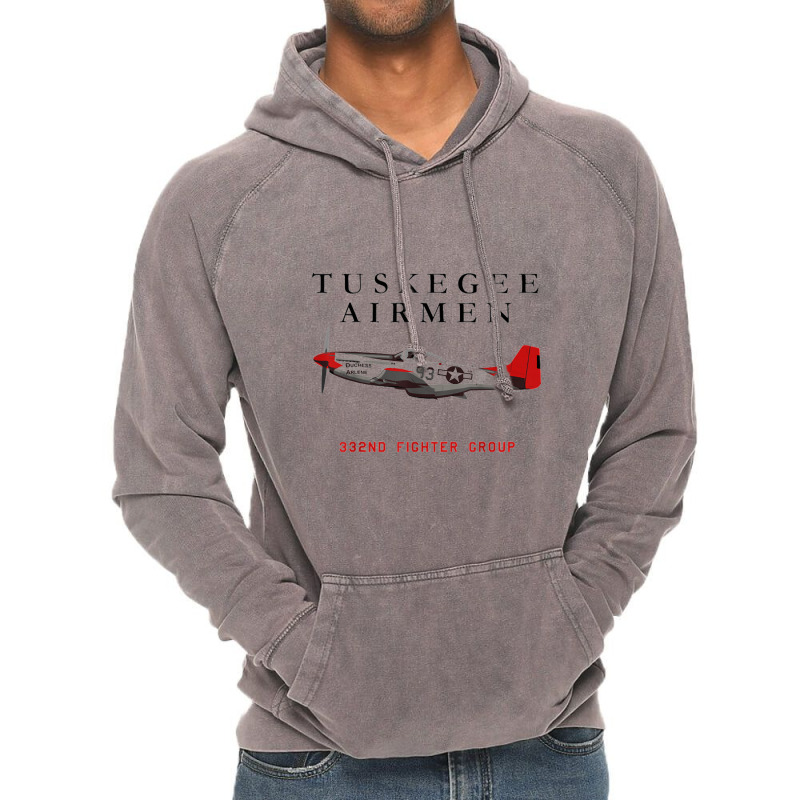 Red Tails P 51 Vintage Hoodie | Artistshot