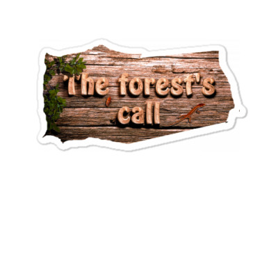 Message Save Forest`s Call Incentive Conservation Messages Sticker Designed By Arnaldo Da Silva Tagarro
