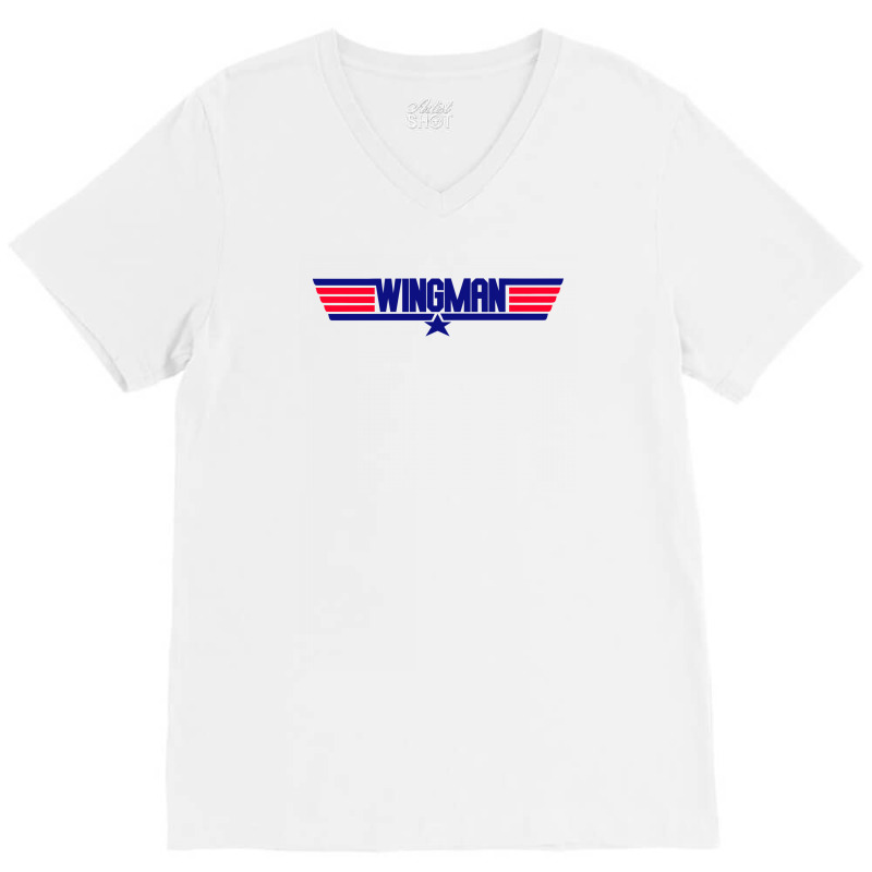 Wingman V-neck Tee | Artistshot